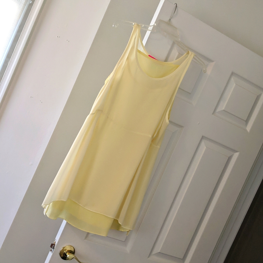 Pinkyotto Yellow Shift Dress, size S